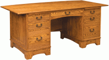Amish Noble Mission Executive Desk