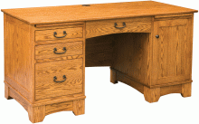 Amish Noble Mission Computer Desk