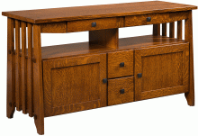 Amish Stick Mission TV Cabinet