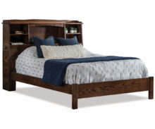 Amish Bookcase Bed with Side Drawers