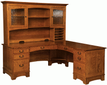 Amish Noble Mission L-Desk