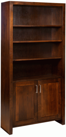 Amish Tempo Bookcase with Doors