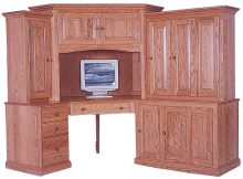 Amish Traditional Right Wall Computer Center