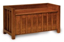 Amish Lift Lid Mission Bench
