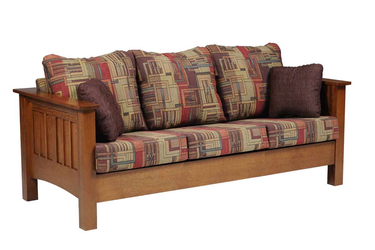 Con trimestre Falange Up to 33% Off McKinley Mission Sofa | Solid Wood Amish Furniture