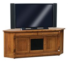 Amish Old Classic Sleigh Media Corner Console