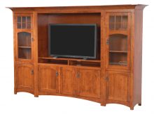 Amish Hamilton Entertainment Center