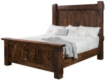 American-Made Grandon Rustic Bed in Brown Maple