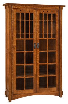 Amish Dynasty Mission Bookcase