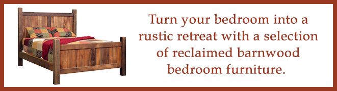 turn your bedroom into a rustic retreat
