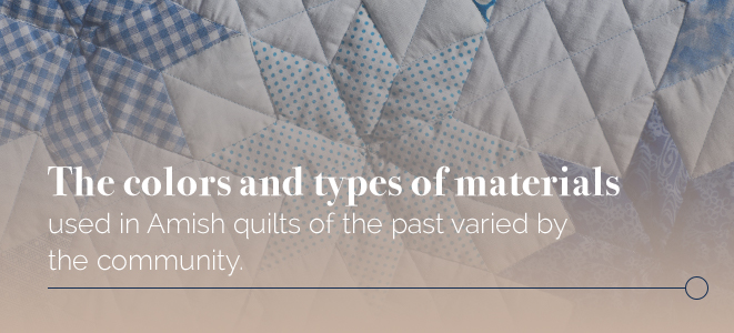 Quilt Colors and Material Types