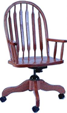 Amish Paddle Back Desk Chair