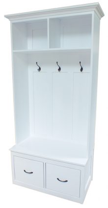 Amish Tara Hall Seat in Brown Maple