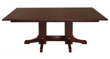 Amish Mariah Mission Double Pedestal Table