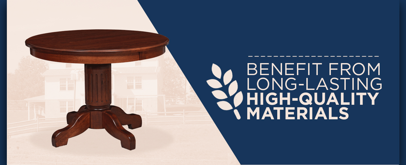 Benefit from Long-Lasting High-Quality Materials