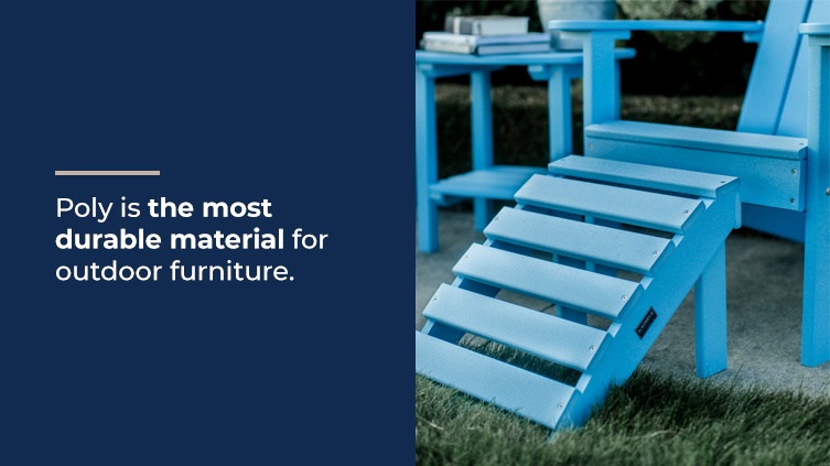 Polyethylene - poly - outdoor furniture