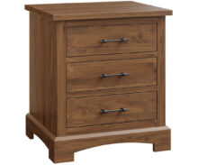 Amish Yorkshire 3 Drawer Nightstand