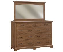 Amish Yorkshire Tall Dresser with Mirror