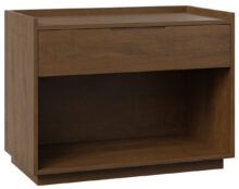 Amish Anchorage 1 Drawer Open Nightstand