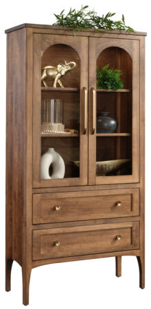 Amish Greyland Display Cabinet