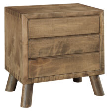 Amish Torrance 3 Drawer Nightstand