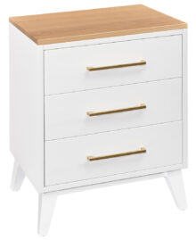Amish Stryker 3 Drawer Nightstand