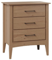 Amish Atlantic 3 Drawer Nightstand
