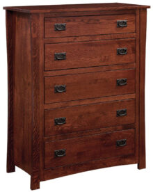 Amish Montana Mission 5 Drawer Chest