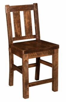 Amish Houston Stationary Bar Chair