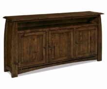 Amish Boulder Creek 3 Door Media Stand