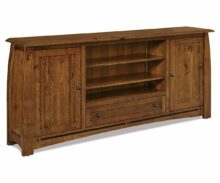 Amish Boulder Creek 2 Door Media Stand