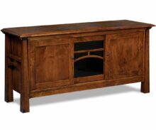 Amish Artesa 3 Door Media Stand