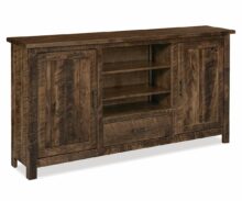 Amish Houston 2 Door Media Stand