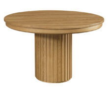 Amish Casey Round Single Pedestal Table