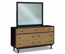 Amish Baymont 7 Drawer Dresser with Mirror