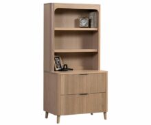 Amish Bayport Lateral File with Hutch