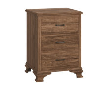 Amish Copper Mill 3 Drawer Nightstand