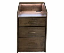 Amish Brunswick Lighted Nightstand