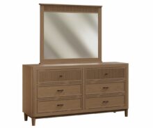 Amish Millhall Dresser with Mirror