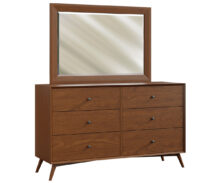 Amish Nantucket Dresser with Mirror