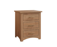Amish Wilson Large 3 Drawer Nightstand